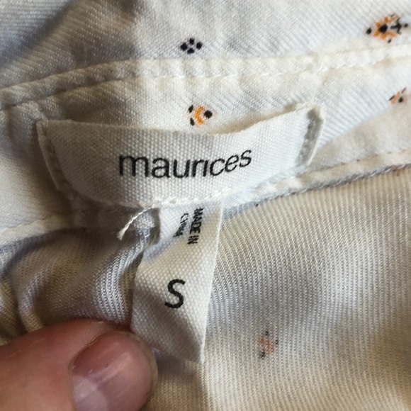 Maurices Button-down Long Sleeve Shirt Size S - Picture 6 of 10